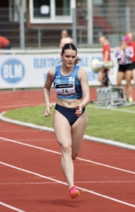 Emma beim 100m Sprint