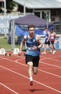 Marian beim 100m Sprint
